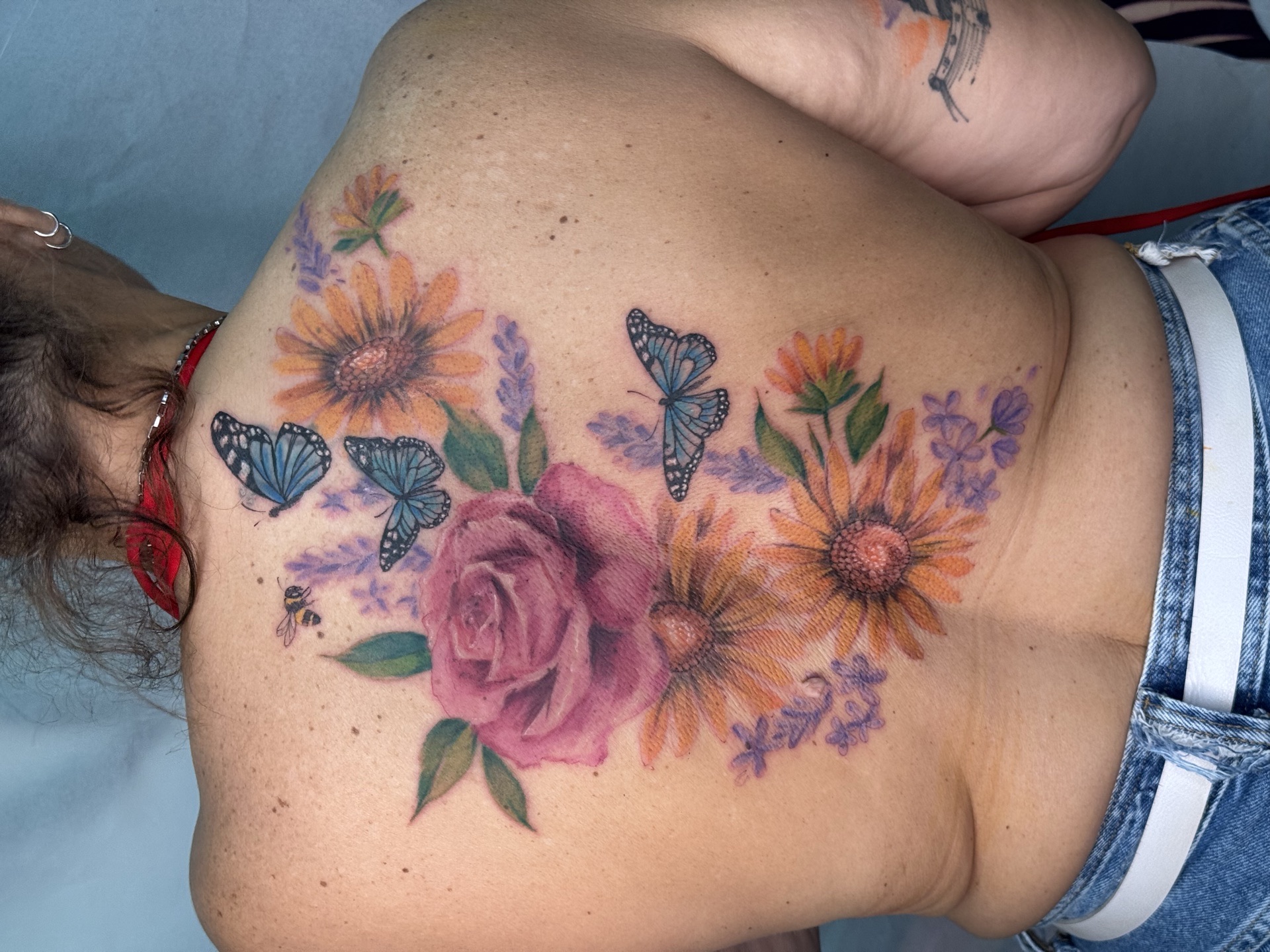 Fineline-Tattoo von Drica, Atelier 7 Freudenberg