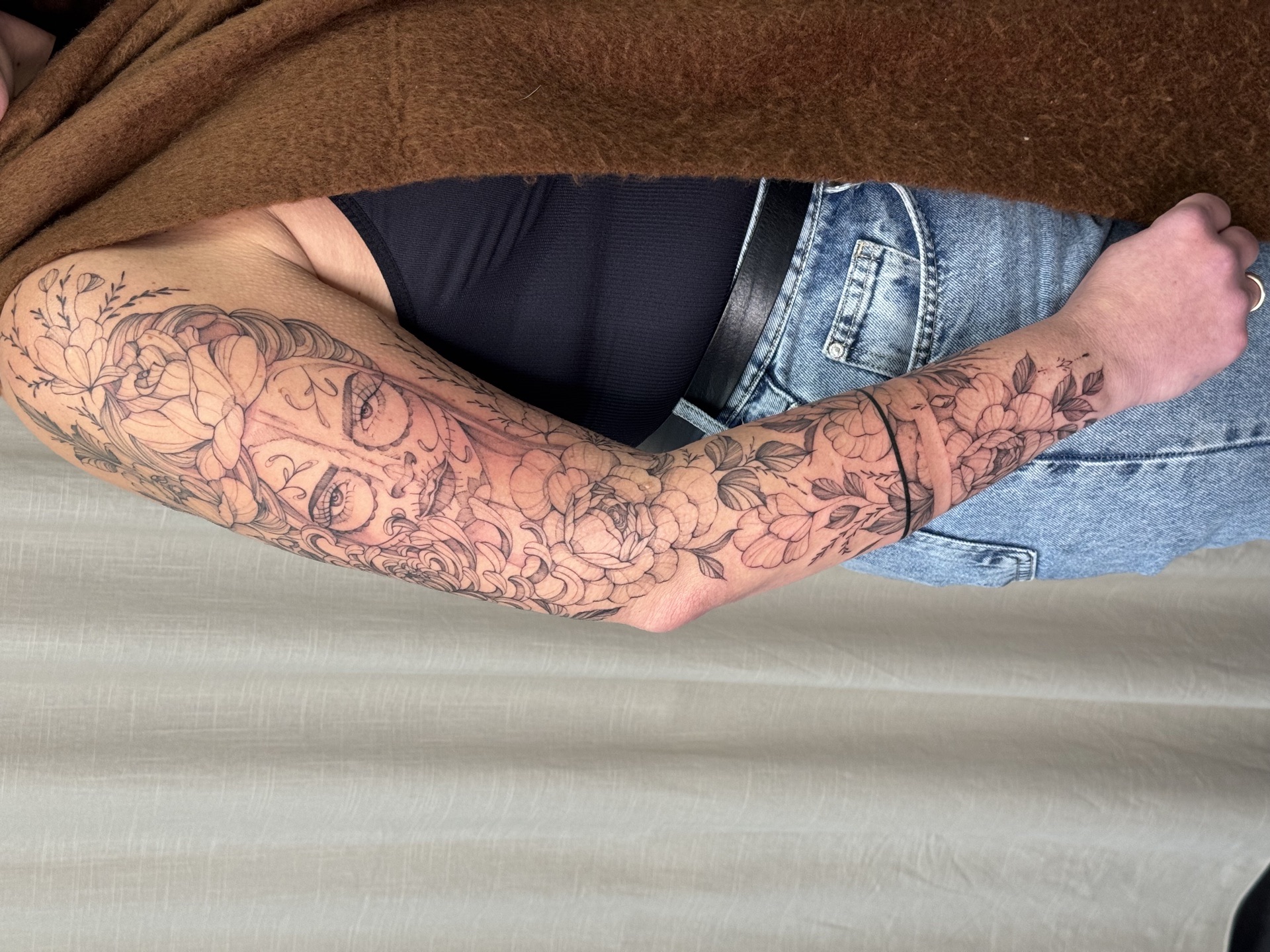 Fineline-Tattoo von Drica, Atelier 7 Freudenberg
