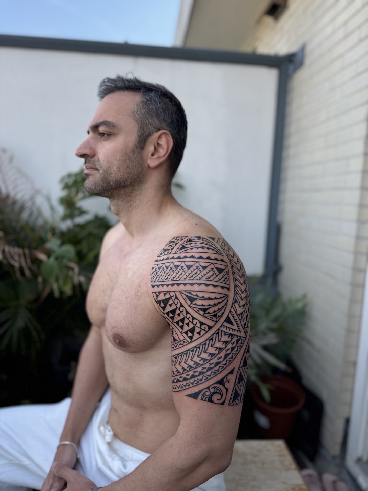 Maori-Tattoo von Leo, Atelier 7 Freudenberg
