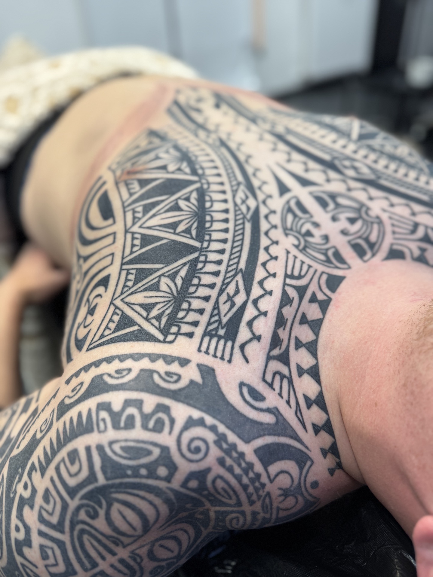 Maori-Tattoo von Leo, Atelier 7 Freudenberg