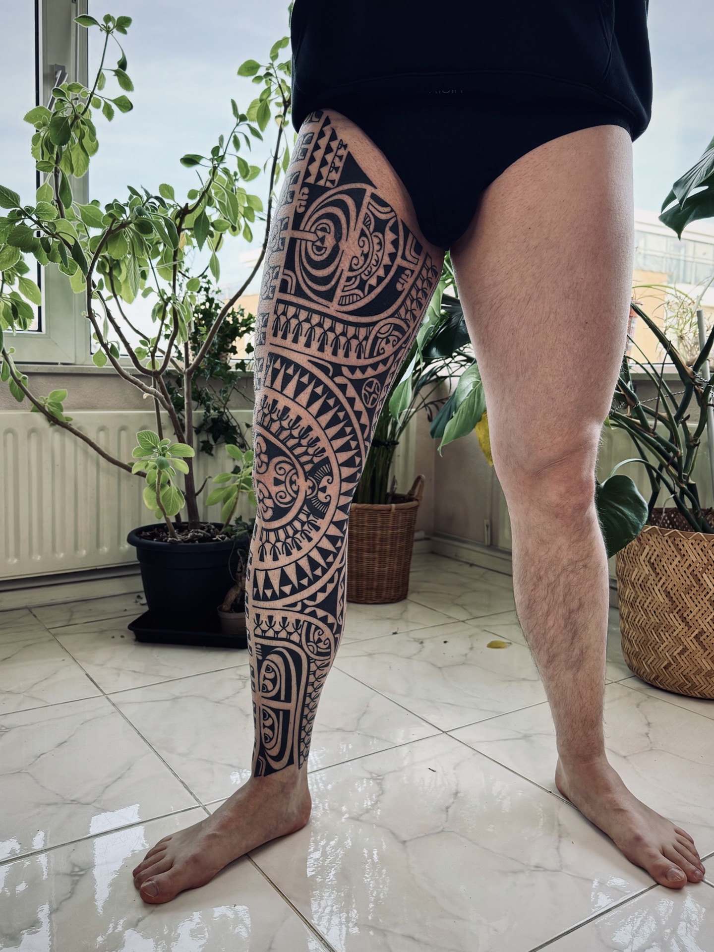 Maori-Tattoo von Leo, Atelier 7 Freudenberg