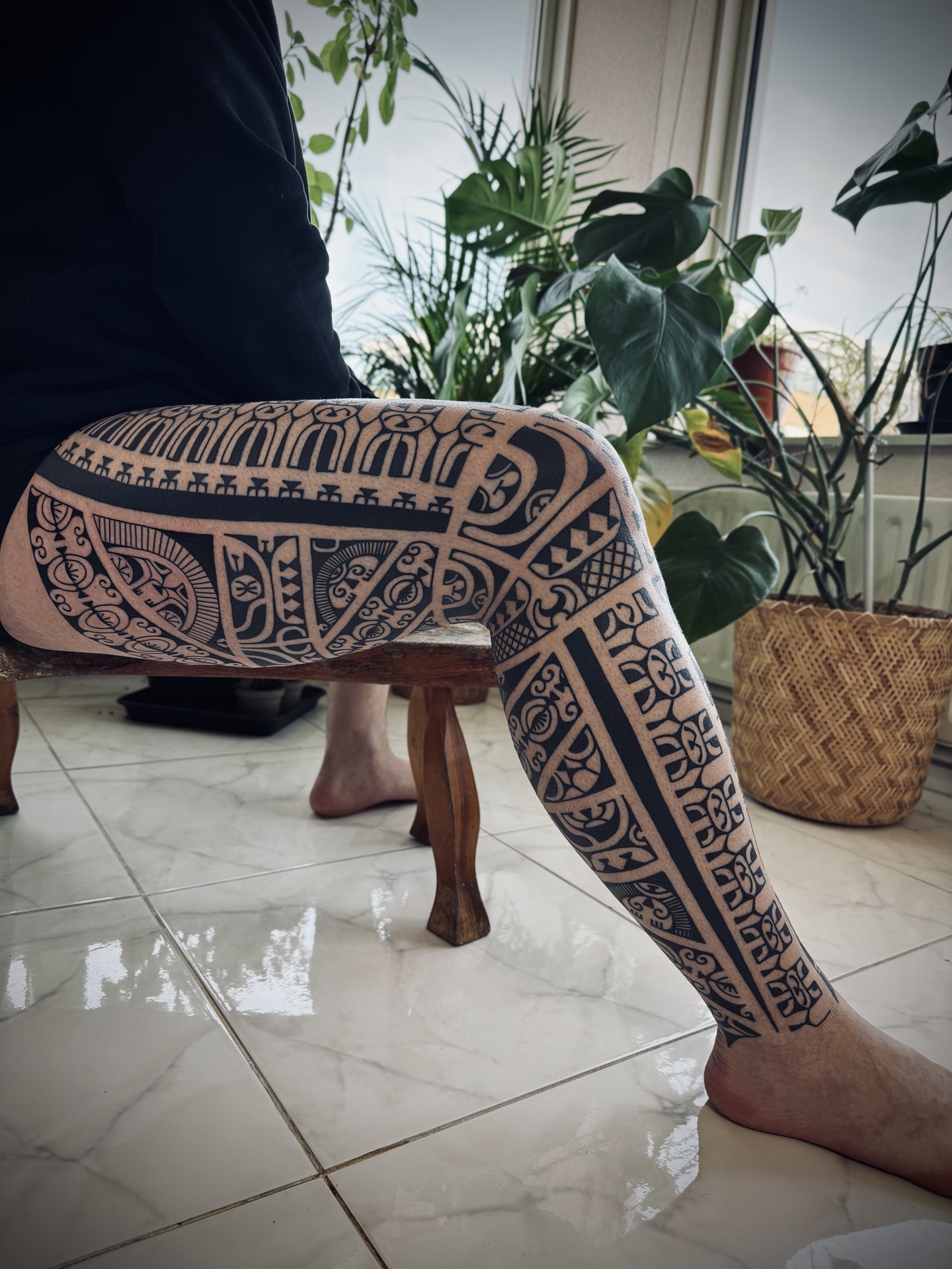 Maori-Tattoo von Leo, Atelier 7 Freudenberg