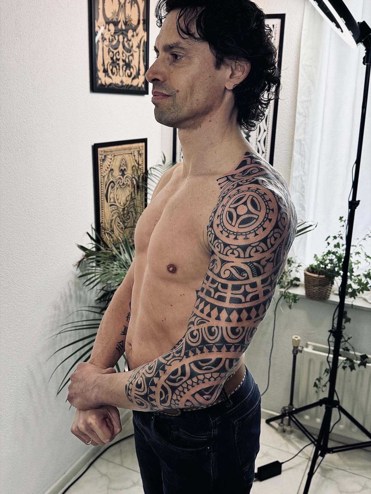 Maori-Tattoo von Leo, Atelier 7 Freudenberg