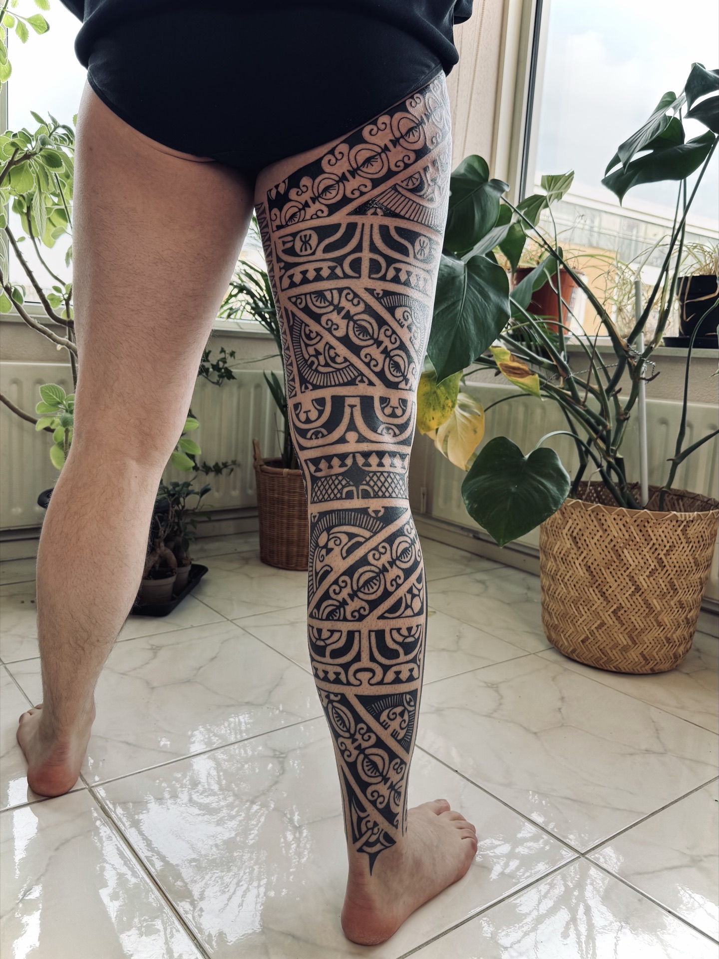 Maori-Tattoo von Leo, Atelier 7 Freudenberg