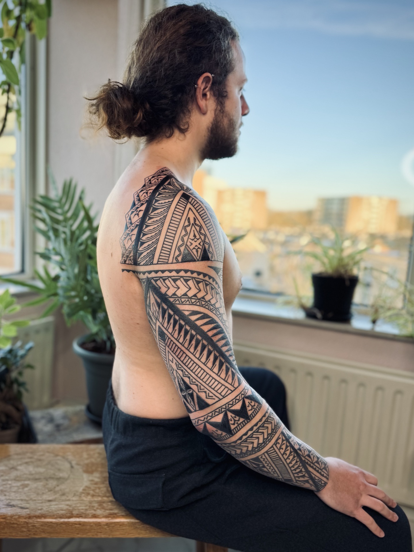 Maori-Tattoo von Leo, Atelier 7 Freudenberg