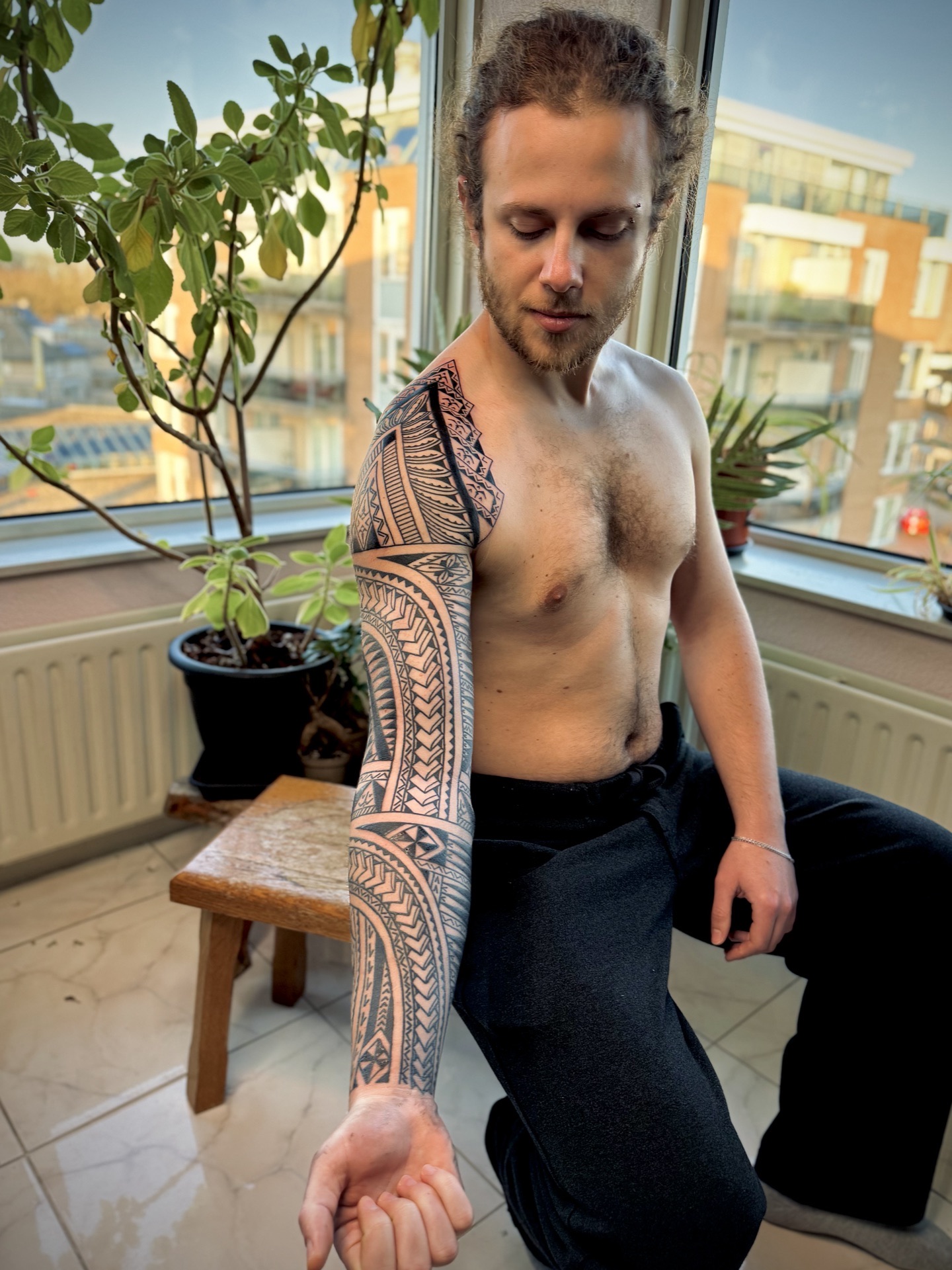 Maori-Tattoo von Leo, Atelier 7 Freudenberg