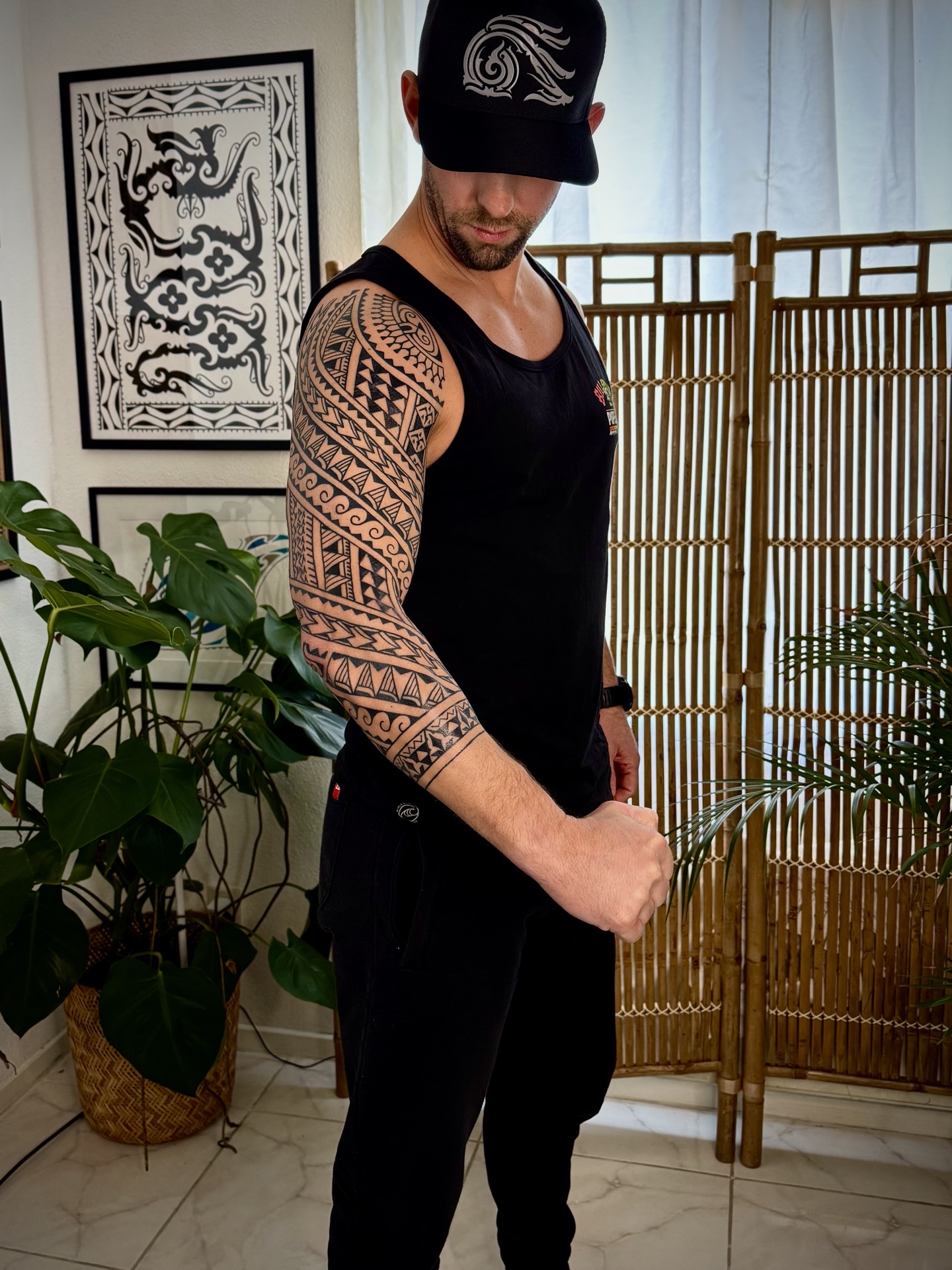 Maori-Tattoo von Leo, Atelier 7 Freudenberg