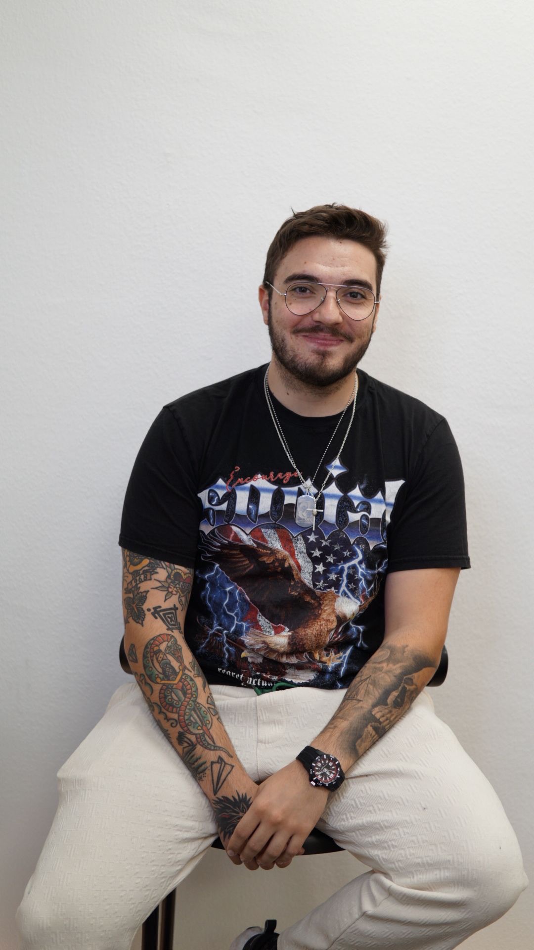 Portrait Tattoo-Artist Sergio, Atelier 7