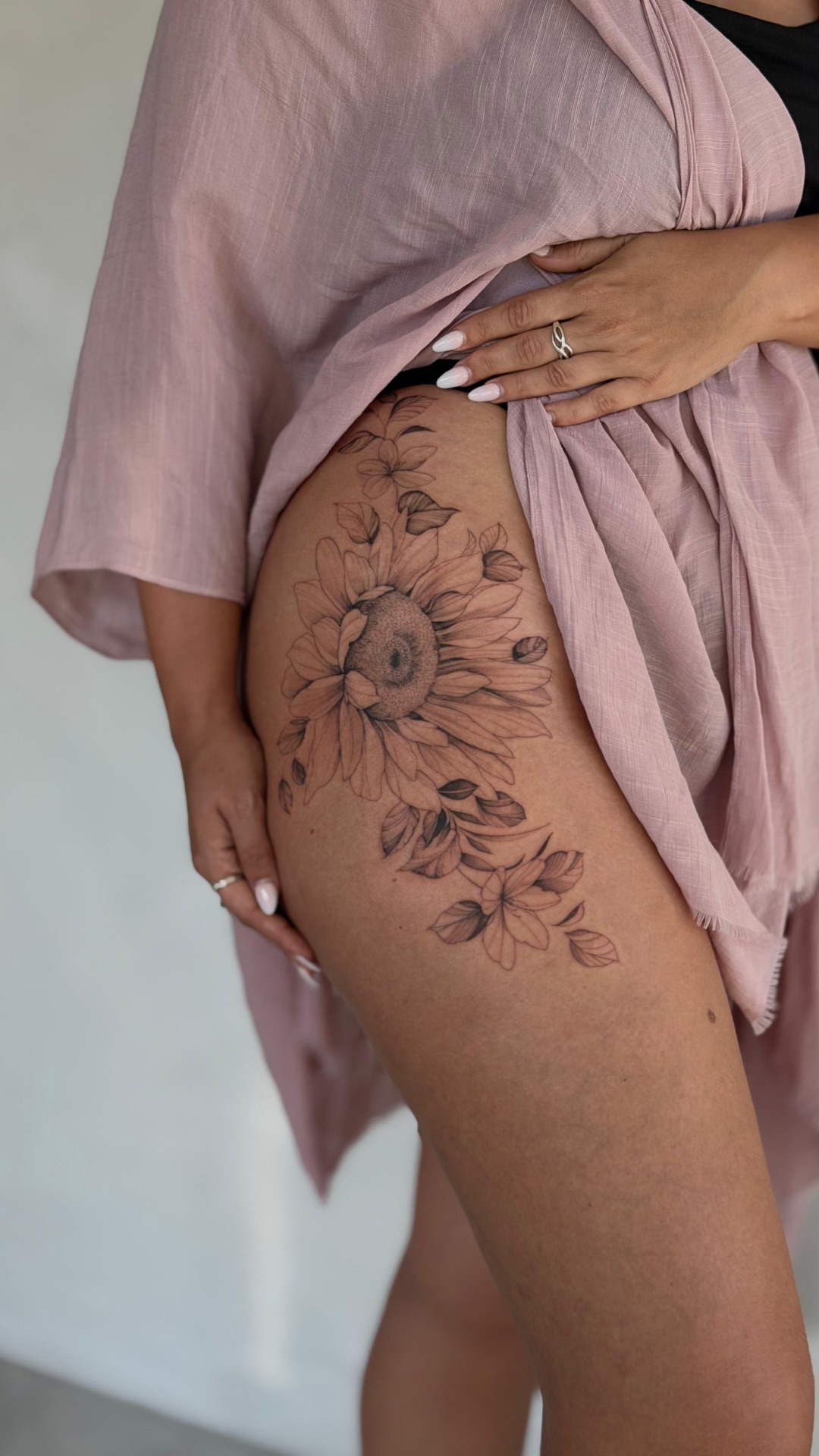Fineline-Tattoo von Steffi, Atelier 7 Freudenberg